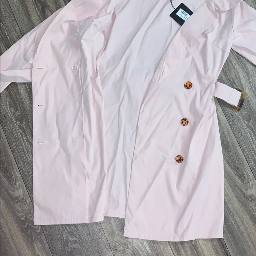 Prettylittlething Bardot Tortoise Button Dress - image 7